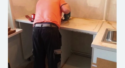 Сборка кухонного гарнитура. Мурино